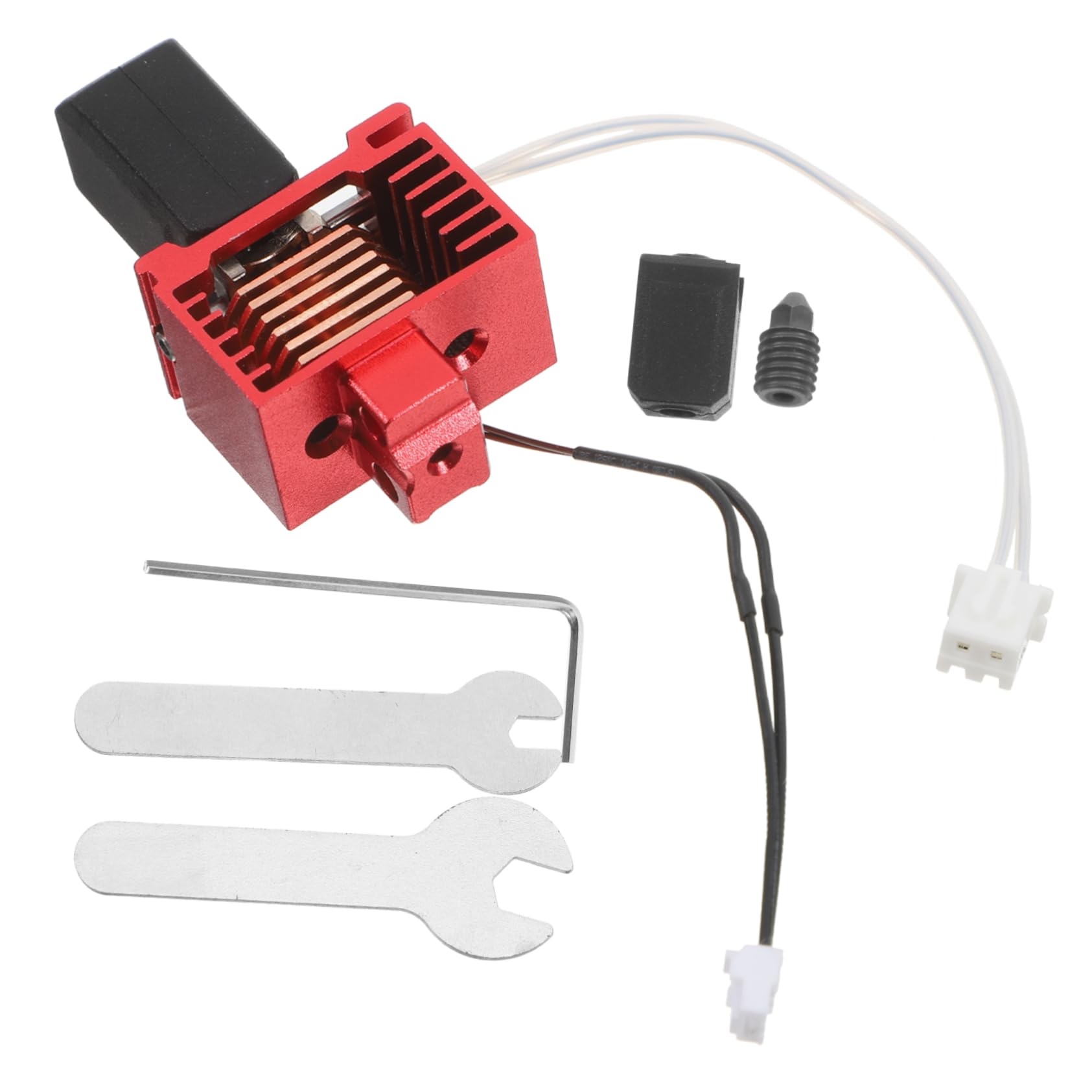ABOOFAN Kit Estrusore Per Stampante in Metallo Modulo Hotend Ugello Intercambiabile Adatto Per Testina Estrusione Supporti Per Hotend Per Migliorare Prestazioni Ad Alta Risoluzione