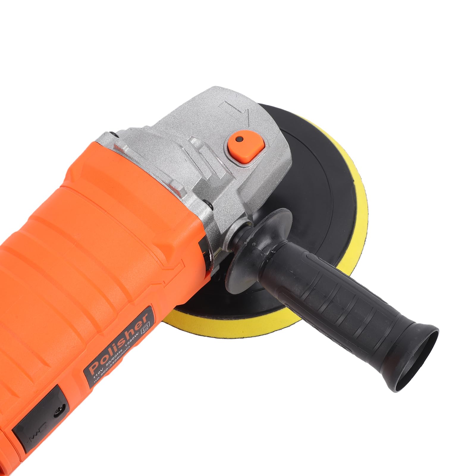 Asixxsix Pulidora Rotativa para Coche, Máquina Pulidora de Encerado, 1580 W 7 Velocidades Variables 500-3300 RPM, for Encerado de Coche, Pulido de Muebles, Eliminación de Arañazos (Enchufe Europeo
