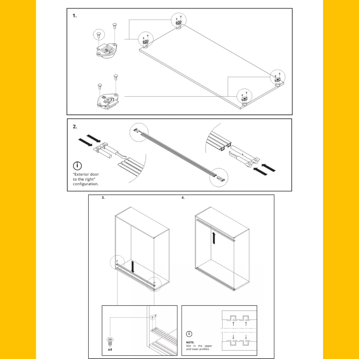 INDAUX Sistema de herrajes para puerta corredera para 1 o 2 puertas. Peso máximo de la puerta: 55 kg. Opción suave (1 puerta, sin cierre amortiguado)