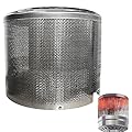 Patio Heater Burner Net Cover Outdoor Heater Replacement Parts Emitter Screen Stainless Steel Safety Heating Net Fittings Applied To Most Gas Patio Heater 10 3/4"Diameter