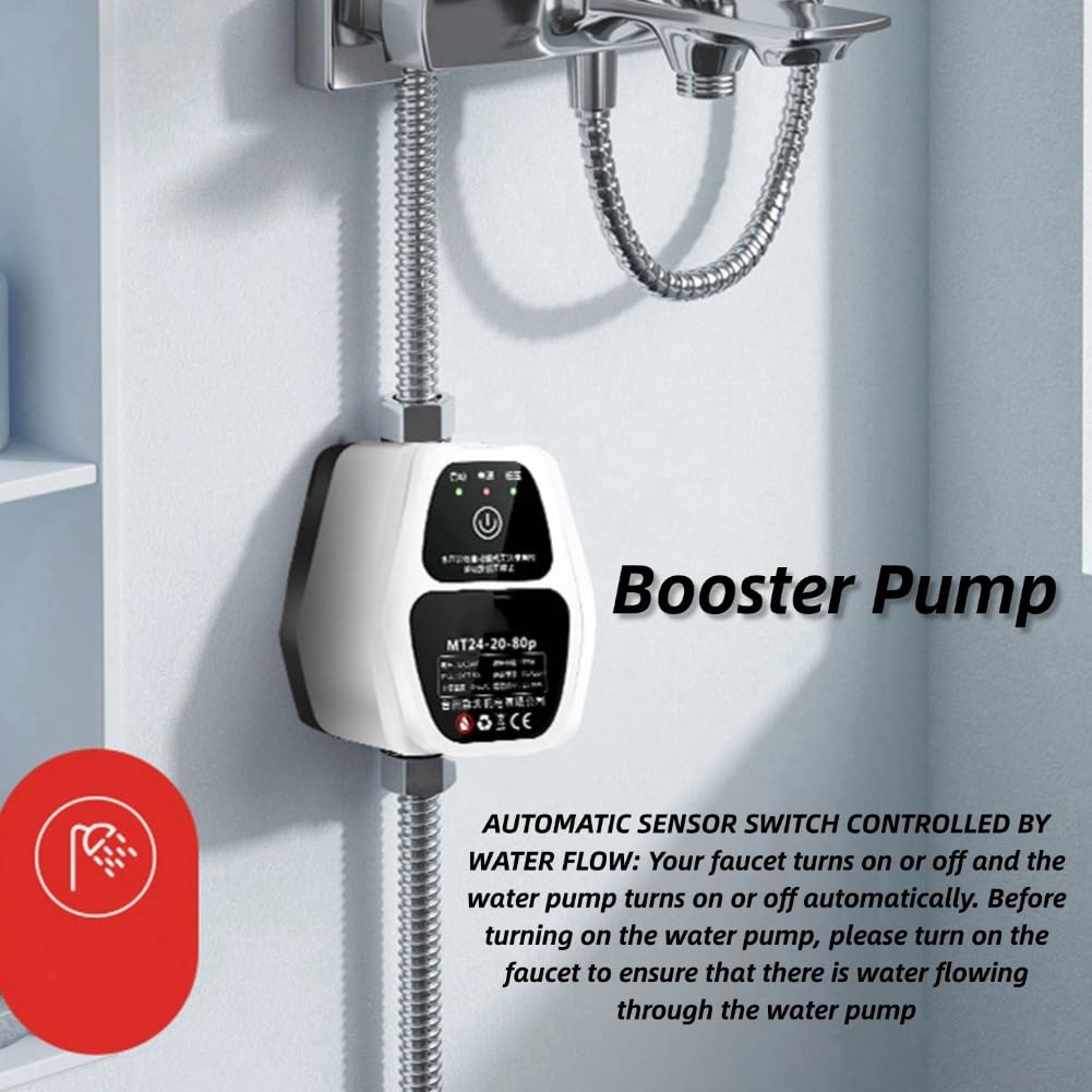 Bomba de Refuerzo de Presión de Agua Bomba de CC Montada en la Pared Bomba de Refuerzo Automática para el Hogar