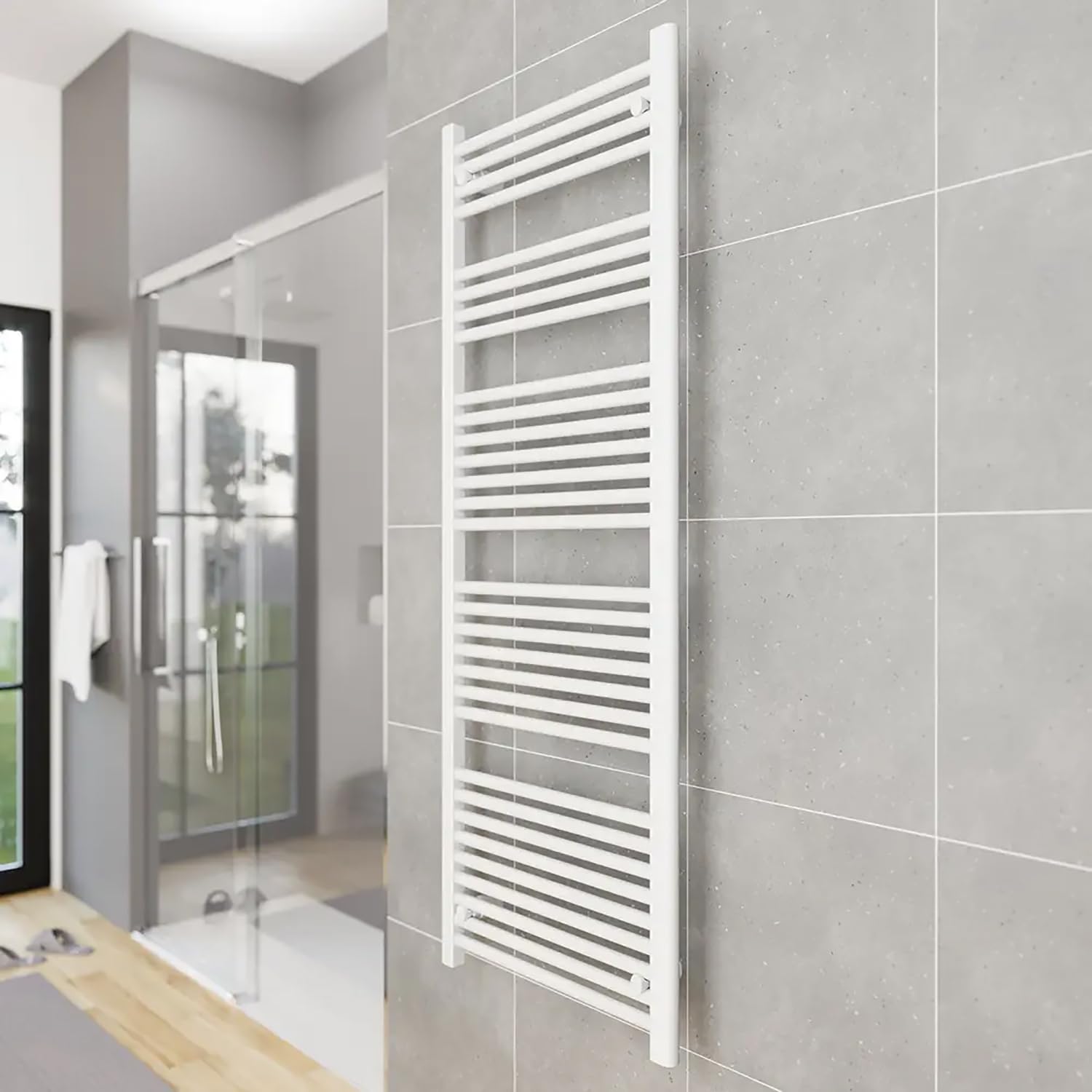 Termoarredo Antares Scaldasalviette Idraulico 1500x500 Bianco | Interasse 450