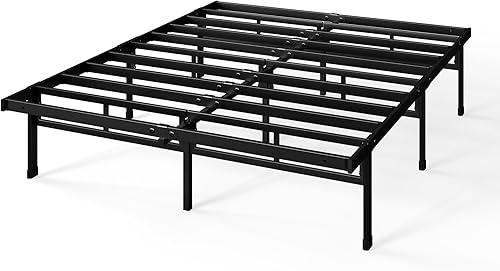 Miniatura 20 de ZINUS - Base metálica Compack de soporte para cama, 7 pulgadas, para colchón y somier, color negro, tamaño individual/matrimonial/Queen Negro