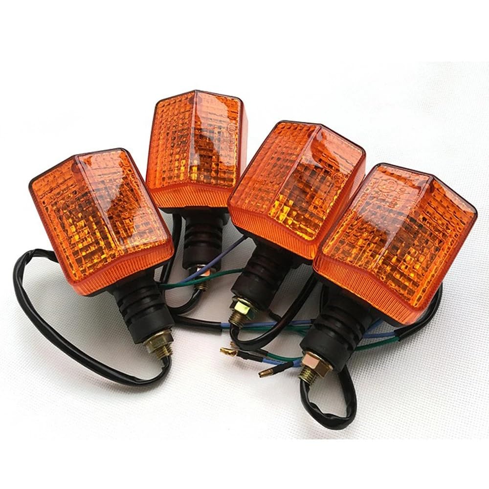 Genérico Intermitentes Moto Homologados,Intermitentes Moto Luces Intermitentes Uso Apto Para Motocicletas Honda 100 Cc A 250,Universales,Marca E9(4pcs)