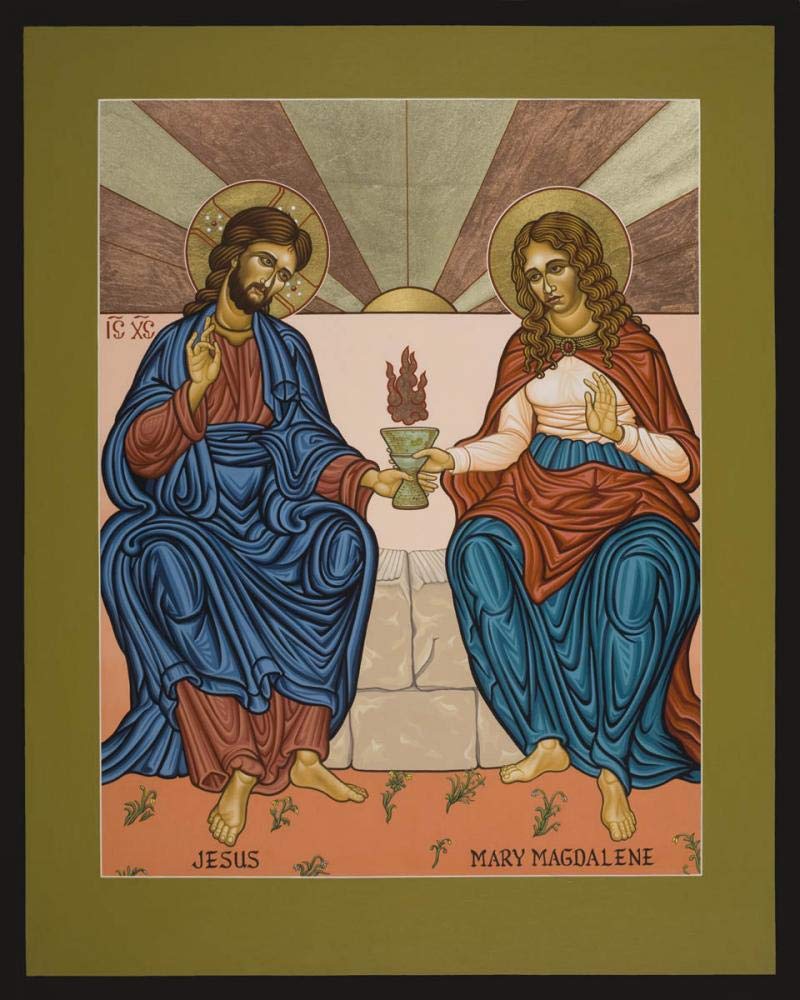 Trinity Stores Religious Art Giclee Print - 8x10 Jesus and Mary Magdalene by Lewis Williams, OFS