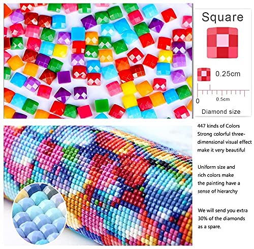 Broderie diamant poisson pour combler un grand mur vide avec une activité relaxante - 3