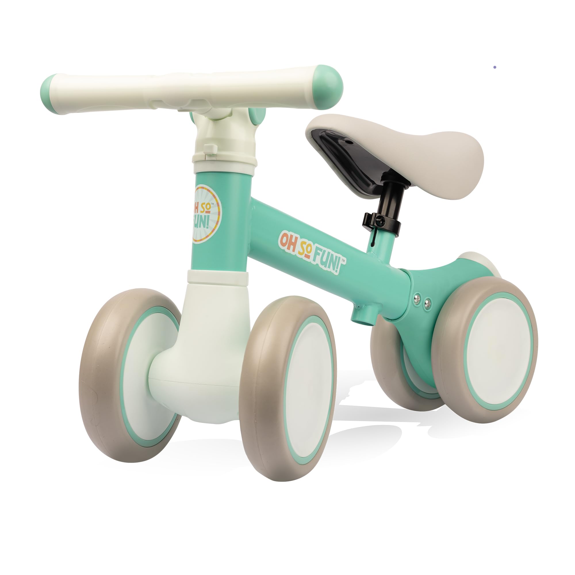 MindWare Oh So Fun! Balance & Scoot Balance Bike - First Toddler Balance Bike for 1 Year olds, Baby First Birthday Gift