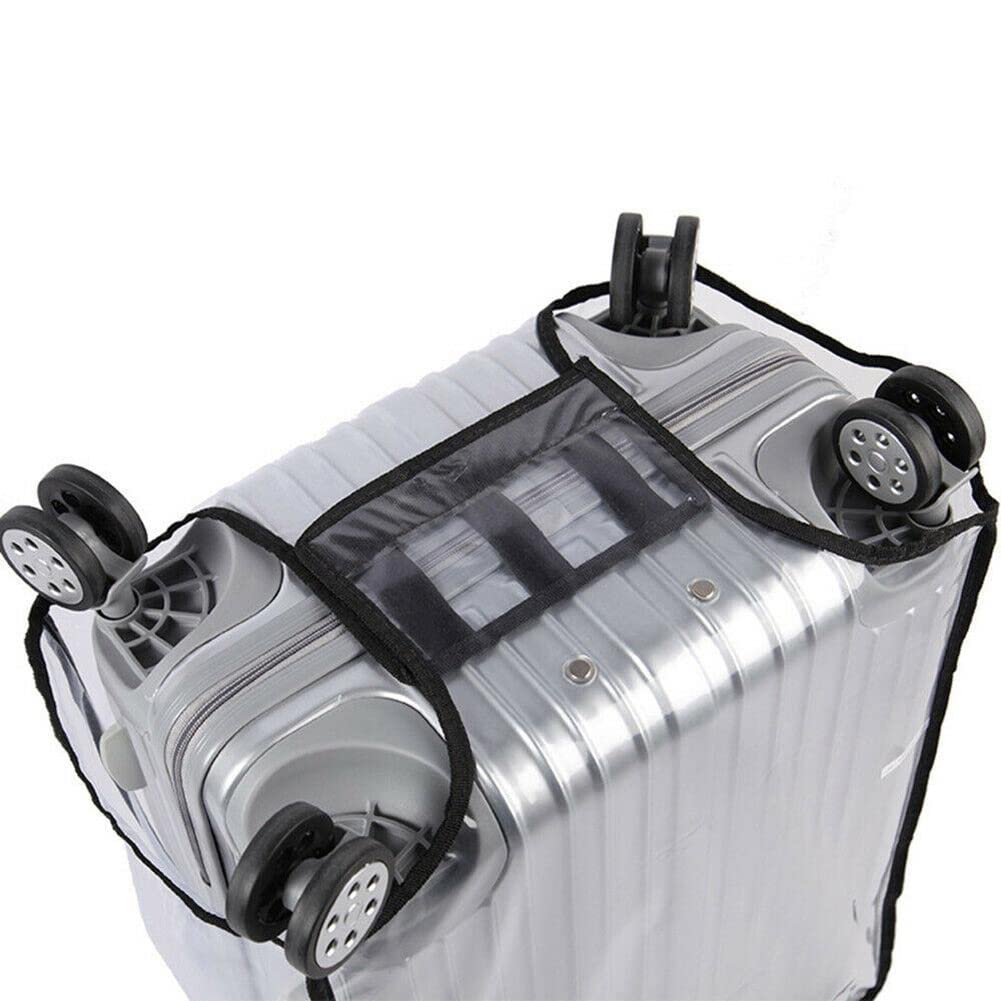SPORTARC Copertura protettiva per bagagli, durevole da viaggio impermeabile/trasparente antigraffio trasparente trasparente in PVC copertura per bagagli protezione valigia