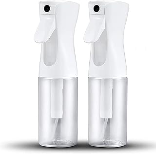 2pcs Empty Spray Bottle -6.8oz/200ml Hair Spray Bottle Mist Sprayer Fine Plant Mist Spray Bottle Fine Continuous Spray Water Bottle for Hair Styling, Plants, Cleaning, Misting & Skin Care