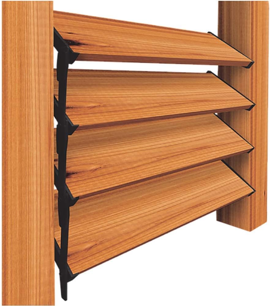 Super Deal Product Nuvo Iron Louver Blinds & Shutter System - Hardware Kit (Designed for use of up to 48 W) - LSB48 (2 Pack) Free Shipping 🛒 Nuvo Iron Louver Blinds & Shutter System - Hardware Kit (Designed for use of up to 48 W) - LSB48 (2 Pack)