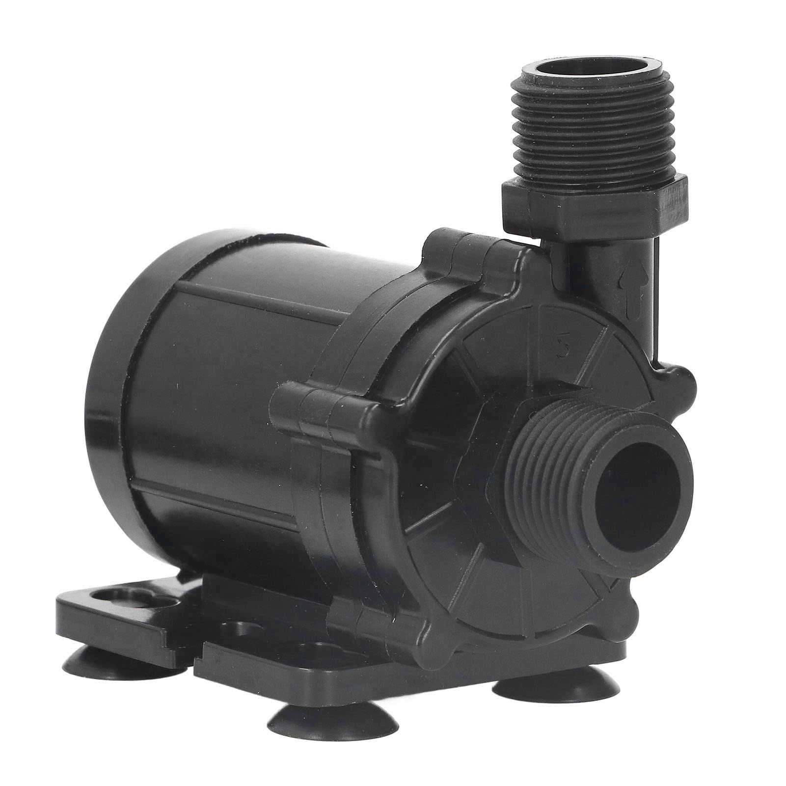 Bomba Elevadora de Presión de Agua, DC12V 30W 13L/min Flujo 12m Bomba de Agua de Elevación de Descarga, Bomba de Transferencia de Agua Silenciosa para Pecera, Acuario, Fuente