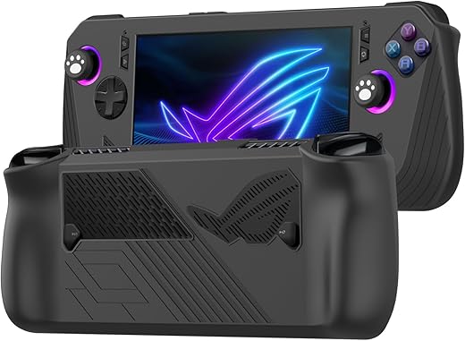 RAYA Silicone Protection Case Cover for ASUS ROG Ally X (2024 launched) Gaming Console RC72LA Model Shockproof & Dustproof Case [ NOT FIT for ROG…