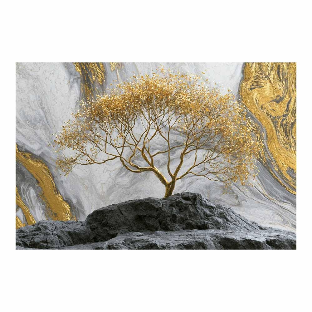 XENIOU Tree Of Life Wall Art Four Seasons Tree River canvas wall art, prints for walls, for living room bathroom Bedroom Home Decoration.(Multicolor)-80x120cm Unframed