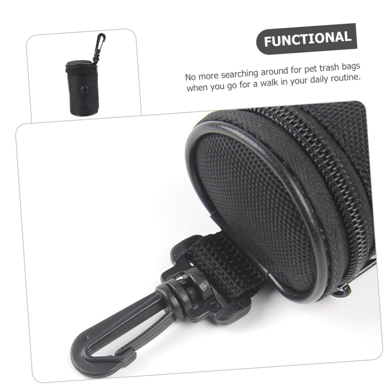 INOOMP 5pièces Porte- à Déjections Canines Léger Avec Support De Rangement Accessoire Pratique Pour Promener Votre Chien Compatible Laisse à Main