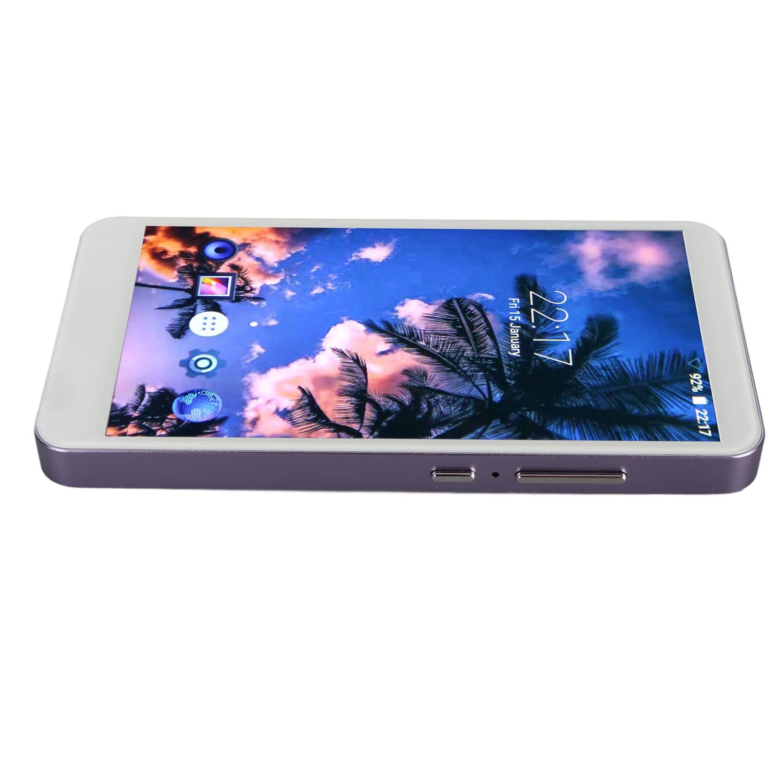 Naroote Reproductor MP4 Portátil con Pantalla HD de 5,0 Pulgadas y Bluetooth para Música y Vídeos Mientras Viaja (Purple)
