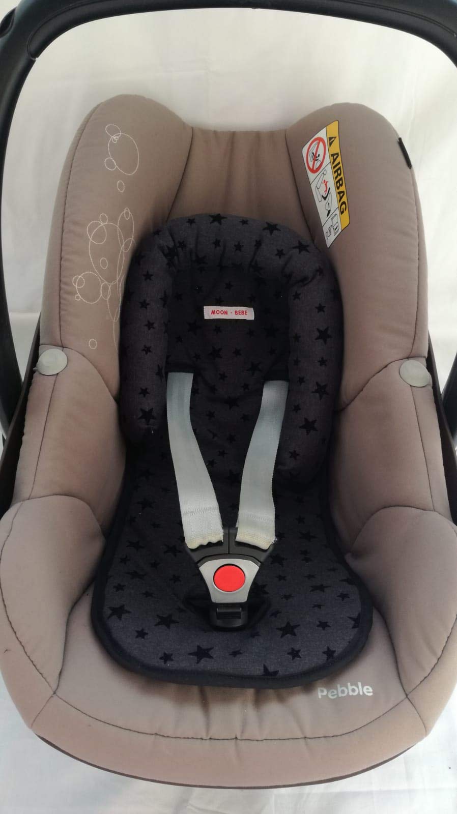 MOON-BEBE reducteur universel pour maxi cosi et poussette (NOIR)