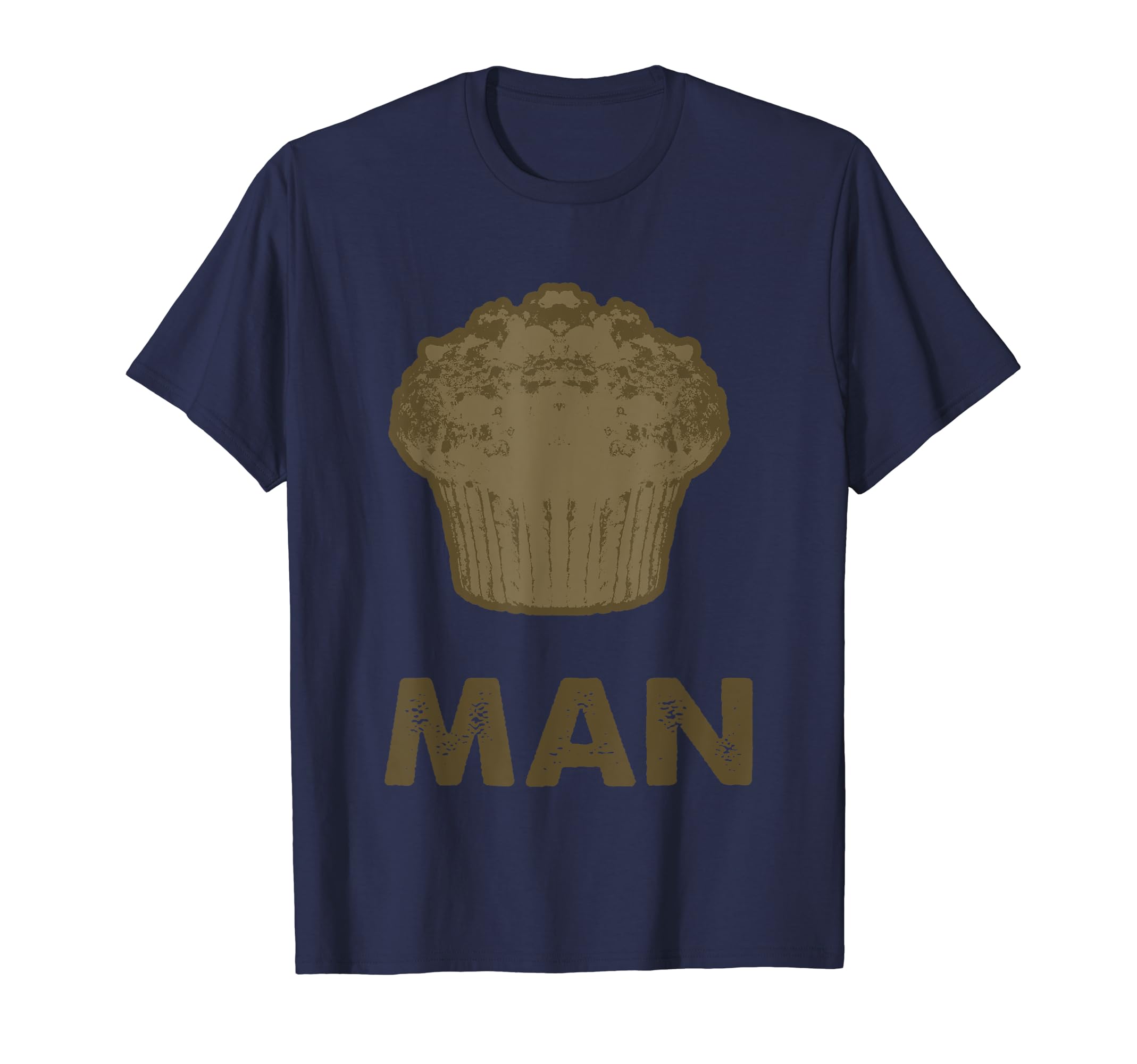 Vintage Muffin Man Food T Shirt Great Dad & Husband Gift Tee