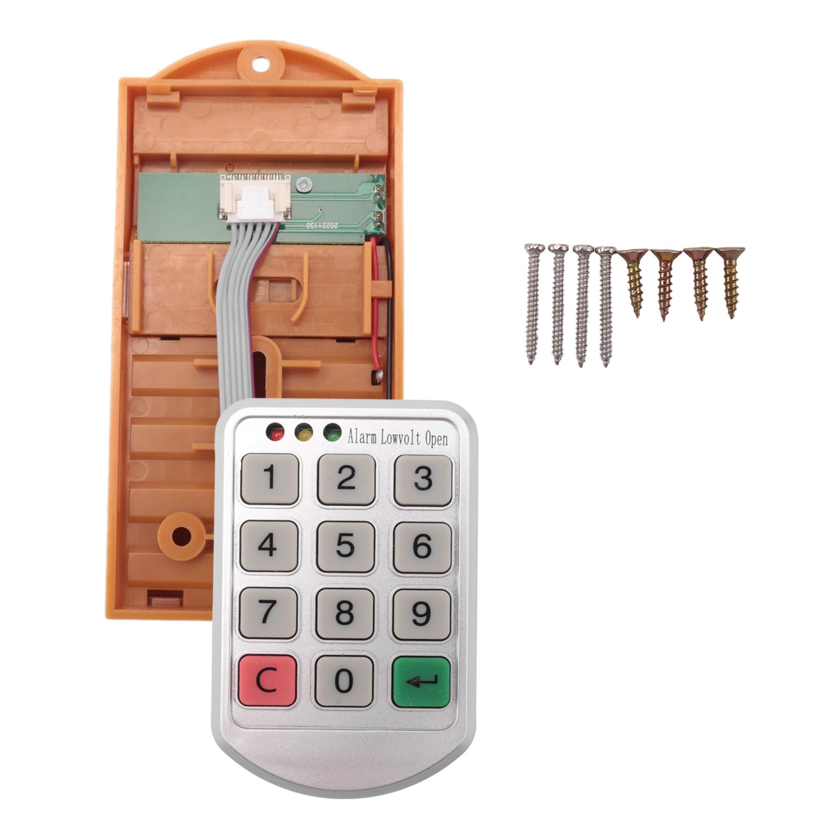 Littimoon Electronic Lock Digital Smart Password Keyboard Digital Cabinet Door Password Lock for File Cabinet Locker Drawer