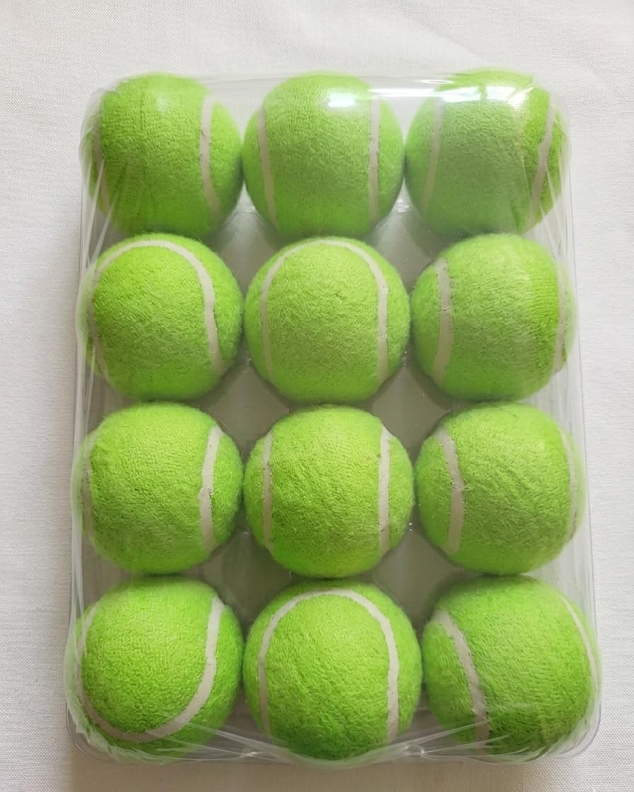 Buy NOXA Sports Tennis Ball, Green, Lightweight 80g, Pack of 12