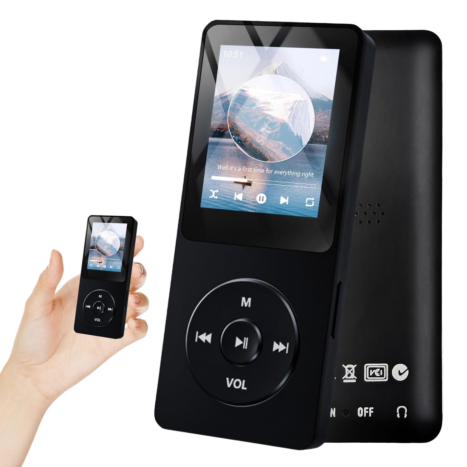 Amazon.co.jp: 【新型モデル 26g超軽量】音楽プレーヤー MP3プレーヤー