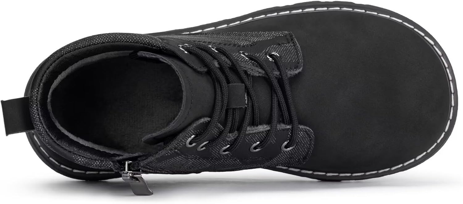 Frank Mully Kids Ankle Boots Boys Girls Outdoor Booties Kids Comfort Work Boot Lace Up Hiking Shoes (Toddler/Little Kid/Big Kid) - Image 6