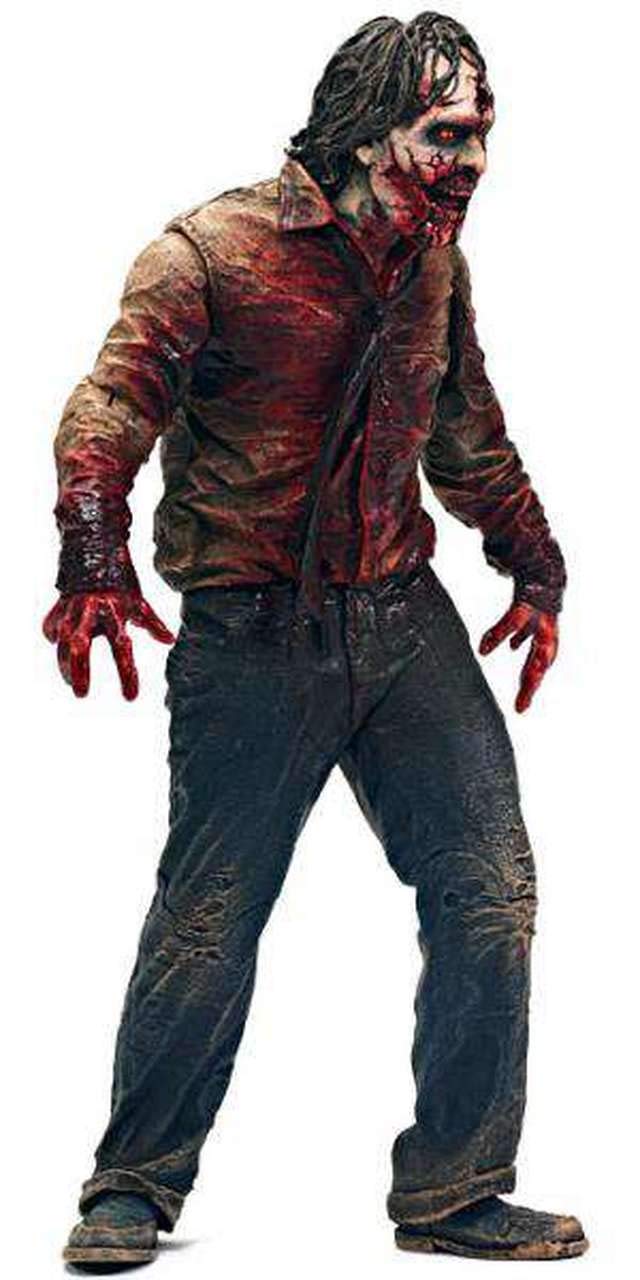 The Walking Dead McFarlane AMC TV Serie 1 – Short Card Action figura – Zombie Biter (with Biting Action)