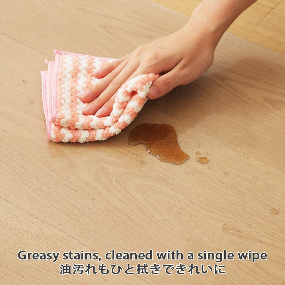 Impermeabile PVC Tappetini Multiuso Trasparente Tappetino Protettivo AntiGraffio Sedia Tappetino per Pavimenti Duri Ufficio Ristorante Soggiorno Laminato Spessore 1mm(110x220cm)