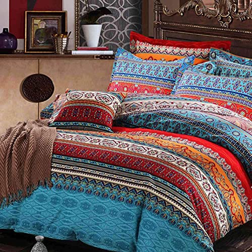 Erzrga ER121-BH1-E(T) Bohemian Duvet Cover Twin, Microfiber Bohemian Bedding Set thumb #1