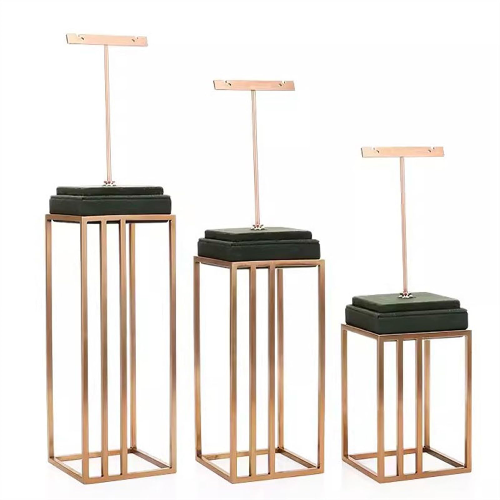 J9V4G6S3B5 Jewellery Storage Metal Earring T Bar Display Stands for show, Jewelry Retail Holder Set for Photography Props