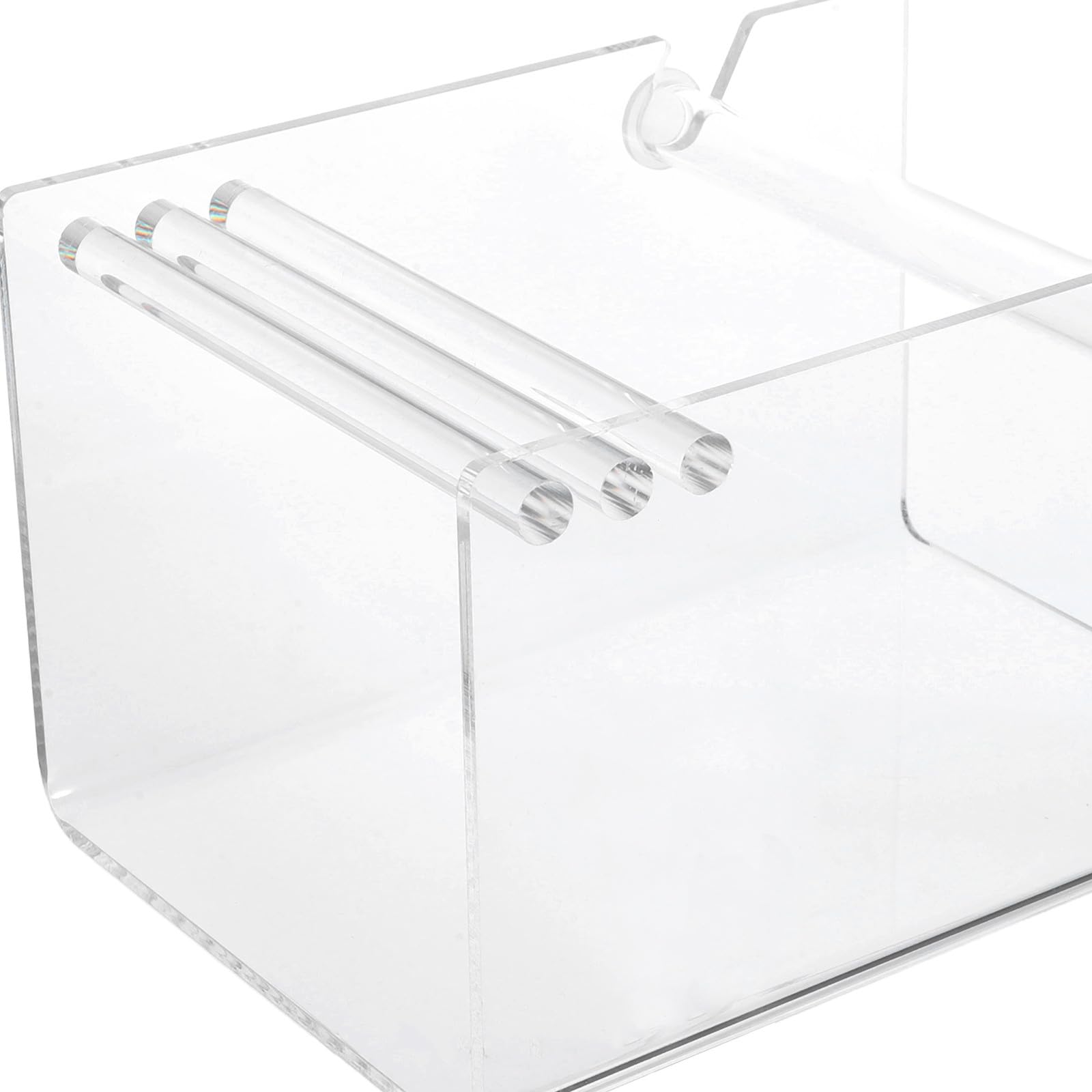 Nachfüllbarer Klebebandrollen Organizer mit Verstellbarem Etikettenspender und Acrylgehäuse Geeignet für Büro und Werkstatt mit Spannungsregelung für Aufkleberrollen