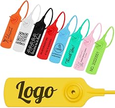 100Pcs Custom Clothing Tags Personalized Logo Label Plastic Security Seals for Garment Shoe Cap 200mm/7.8"