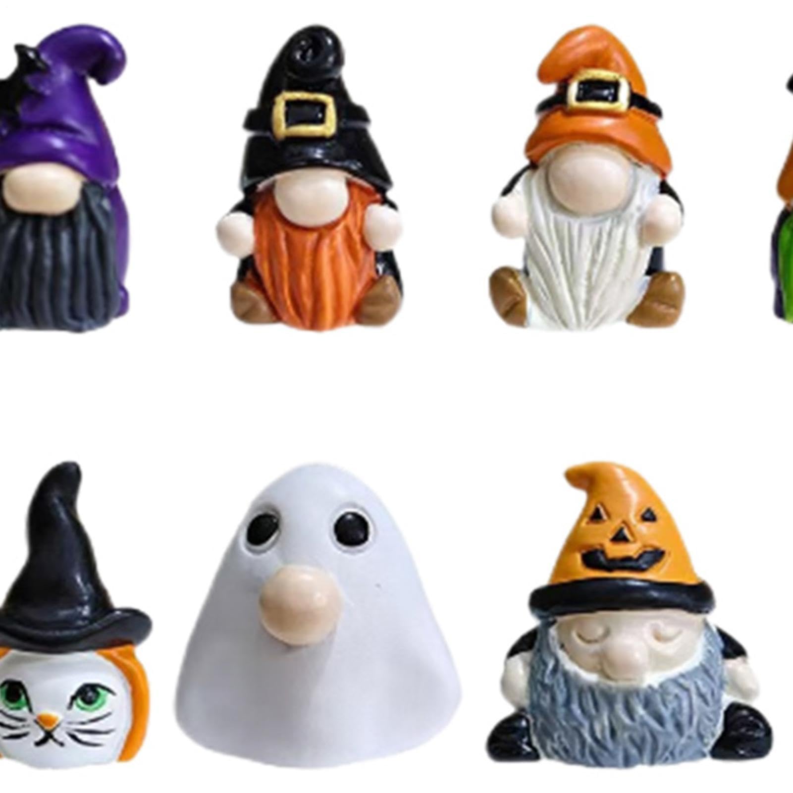 Calendario de Adviento Halloween 24 Días Figuras Coleccionables Gnomos | Calendarios Cuenta Atrás Vacaciones Halloween Para Niños Y Adultos Hogar Estante Escritorio Y Repisa