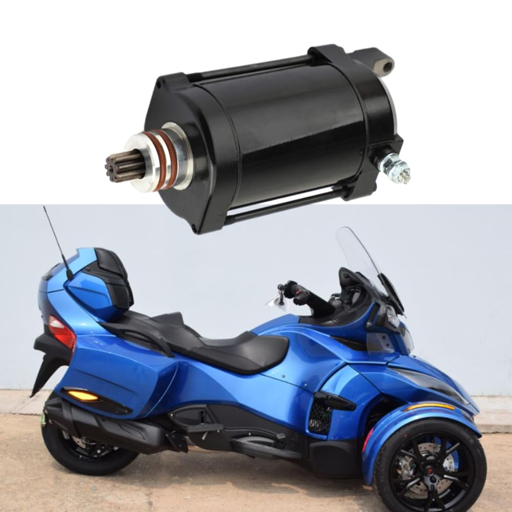 Riloer Démarreur électrique de rechange, démarreur électrique en métal pour moto, pièces de moteur de démarreur automatique compatibles avec la plupart des Can-Am et Sea-Doo, 420893830 420892426