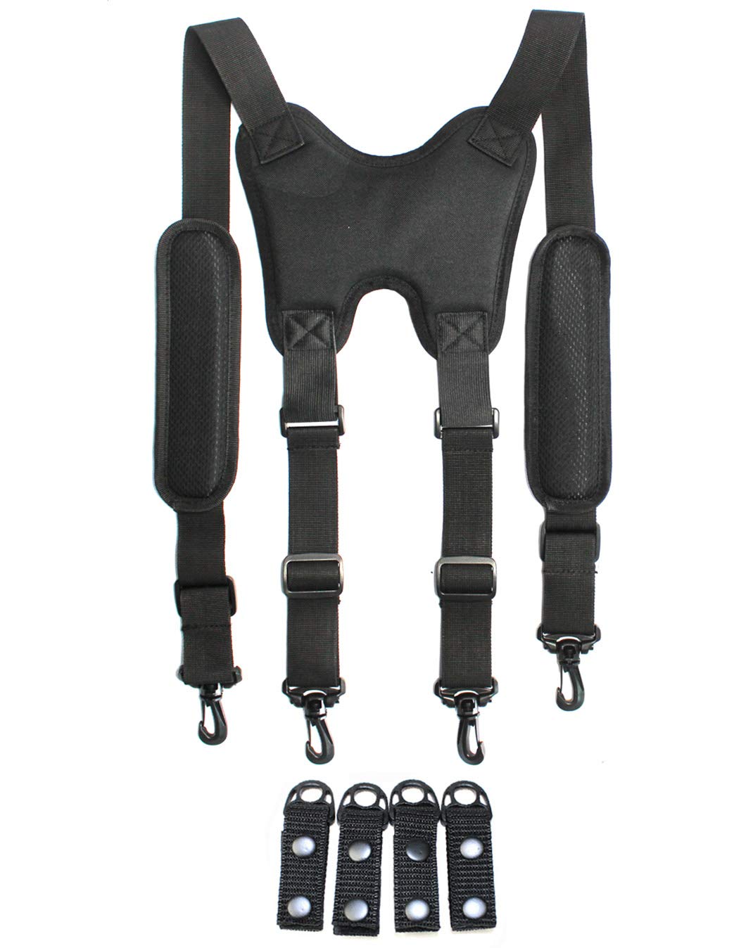 MELOTOUGH Police Suspender for duty belt Tactical suspenders For Battle Belt Come With 4 Pcs Duty Belt Keeper