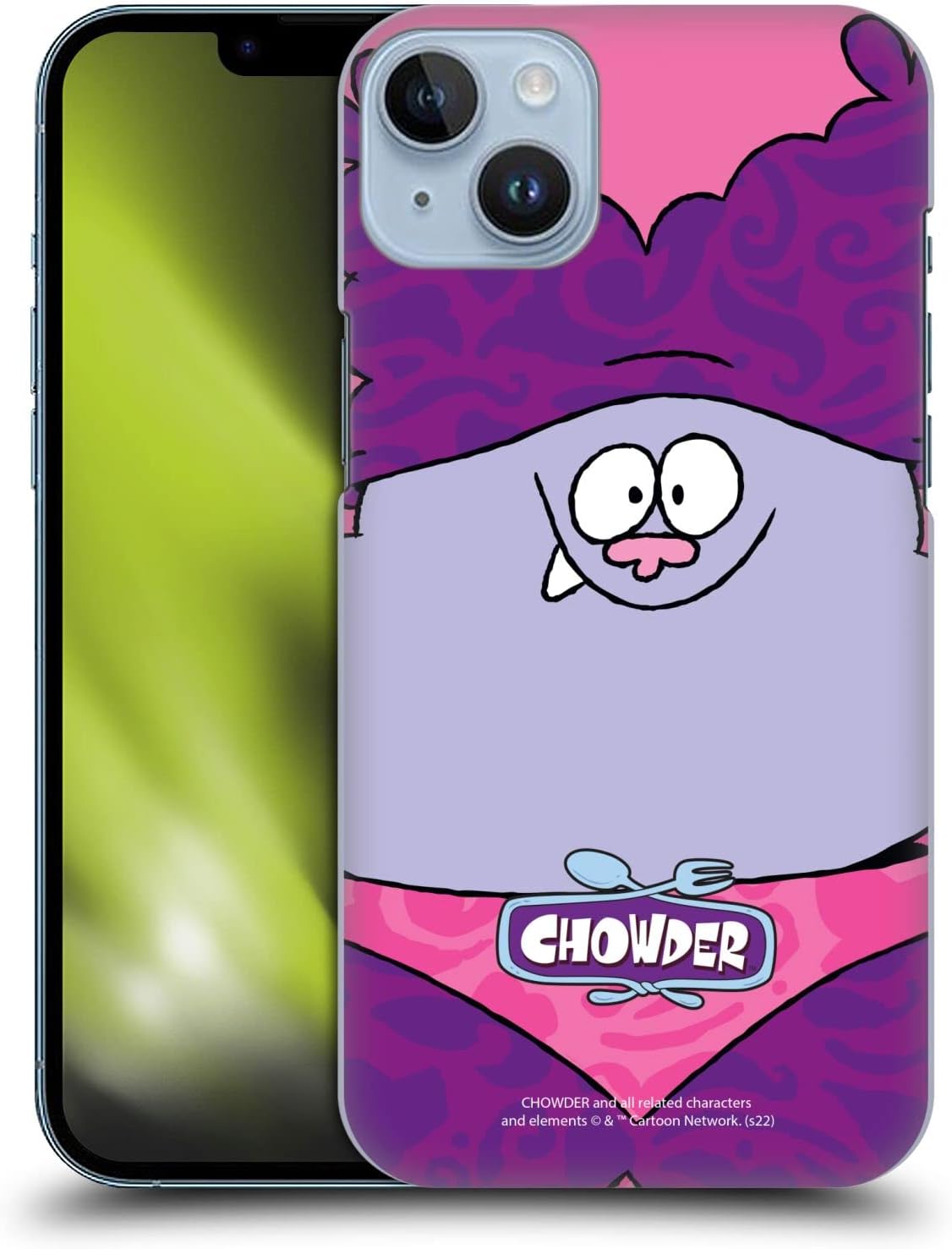 Head Case Designs Officially Licensed Chowder Animated Series Full Face Graphics Hard Back Case Compatible with Apple iPhone 14 Plus