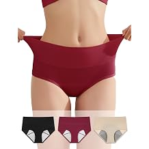 Plus Size Incontinence Underwear for Women, Leakproof Briefs, Up to S-5XL | Extended front-to-back protective panel, breathable stretch comfort, gentle mid-rise support, washable everyday design