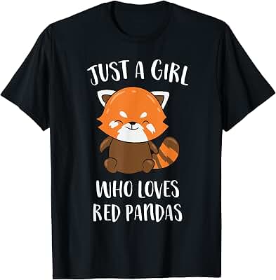 Regalos de un lindo panda rojo