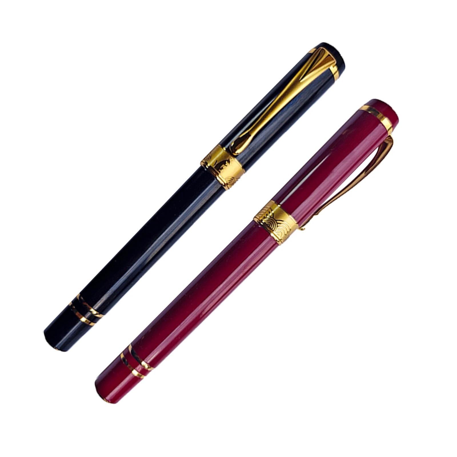Penna stilografica con pennino Iridium EF/F/M, idea regalo per studenti, ufficio, forniture di cancelleria (RD, media)