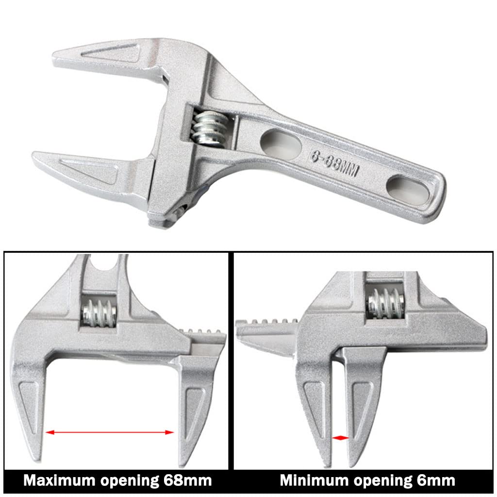 Llave,Llave ajustable,Llave inglesa,Llave ajustable de boca ancha,Llave ajustable,Llaves de cambio,Llave de correa,Para reparaciones en el hogar,Apretar o aflojar tuercas y pernos,Herramientas de br