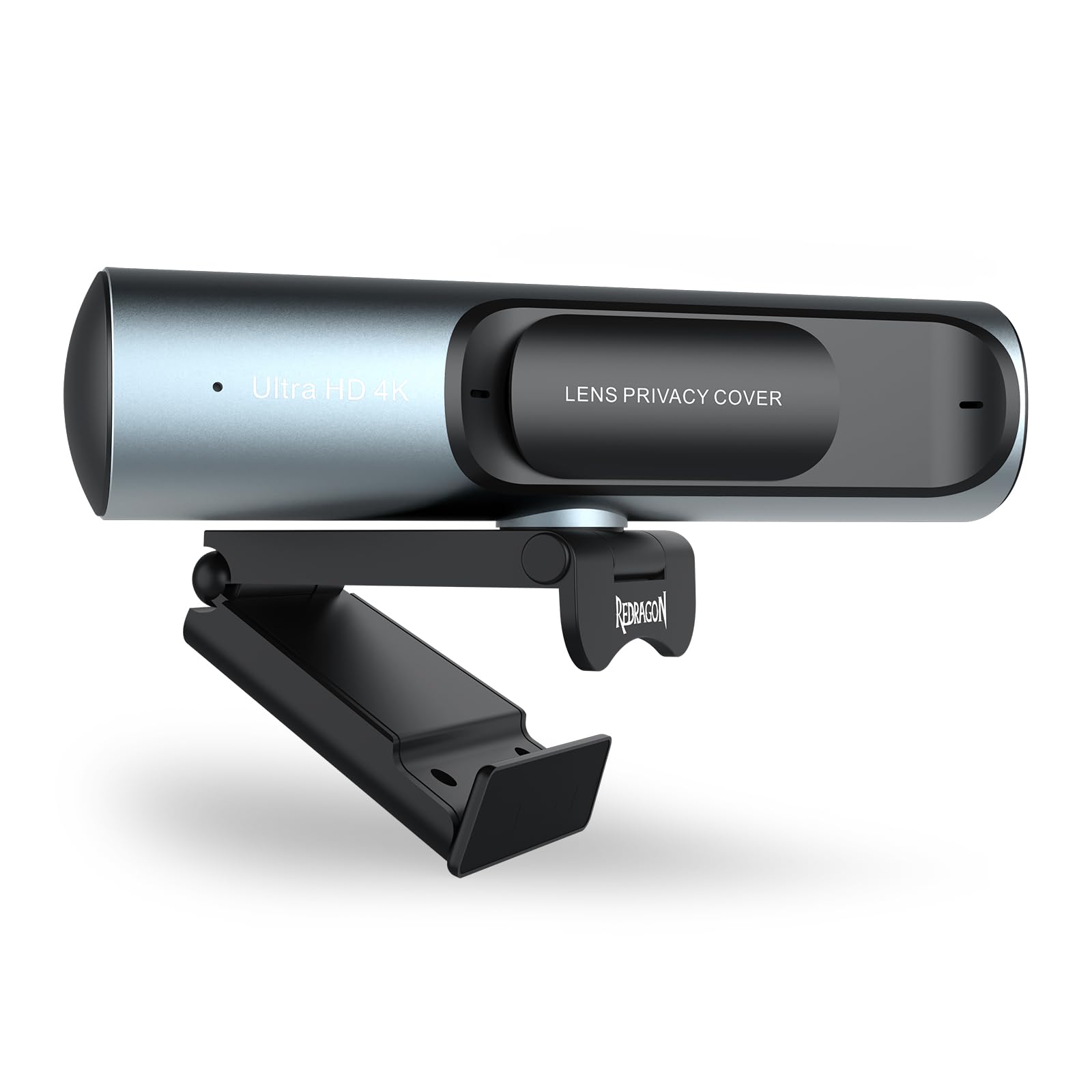 Redragon GW911 Webcam 4K per PC, Ultra HD Microfono Doppio Cancellazione del Rumore, Autofocus PDAF, Correzione Automatica Luce, Copertura per Privacy – Compatibile Zoom/Teams/Skype/Google Meet
