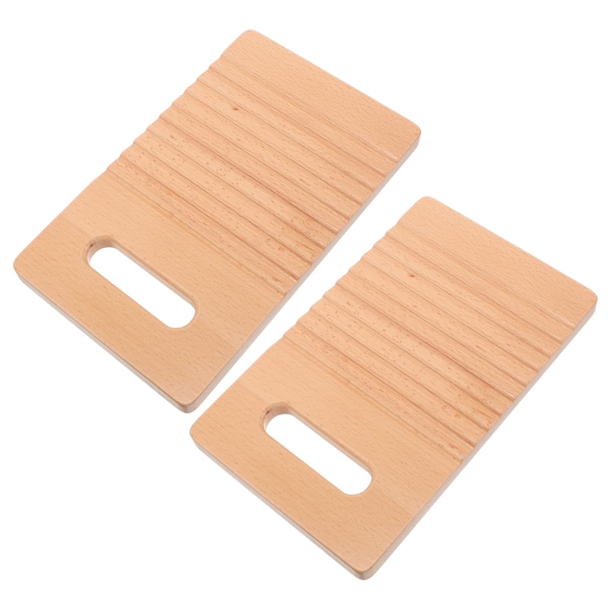SOESFOUFU 2pcs Beech Washboard Educational Laundry Scrub Board for Learning Self Care Skills Montessori for Independence and Practical Life Skills Development