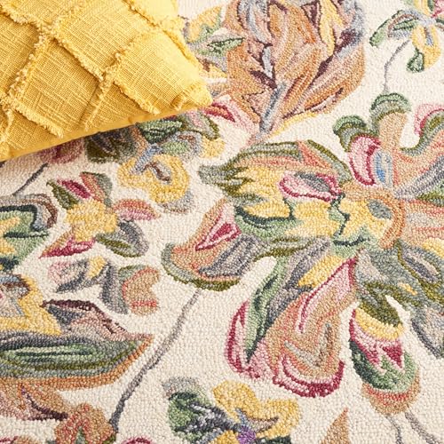 Image of Hand Tufted Premium Rug Premium Wool Carpet for Living Room Bedroom and Hall Size 8x10 Feet Color Multi
