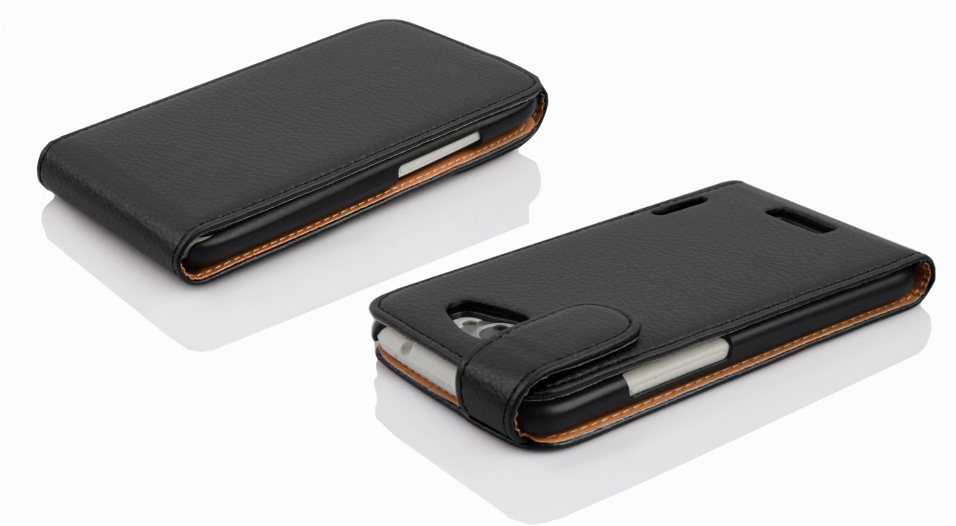 Cadorabo - Protezione In Stile Flip Di Similpelle Fine