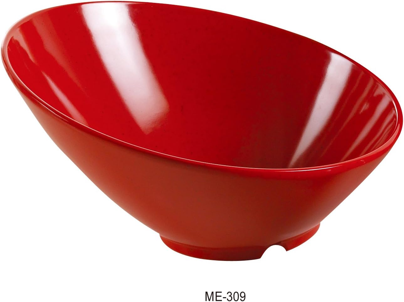 Yanco Mexico Collection RED Speckled Melamine Sheer Bowl