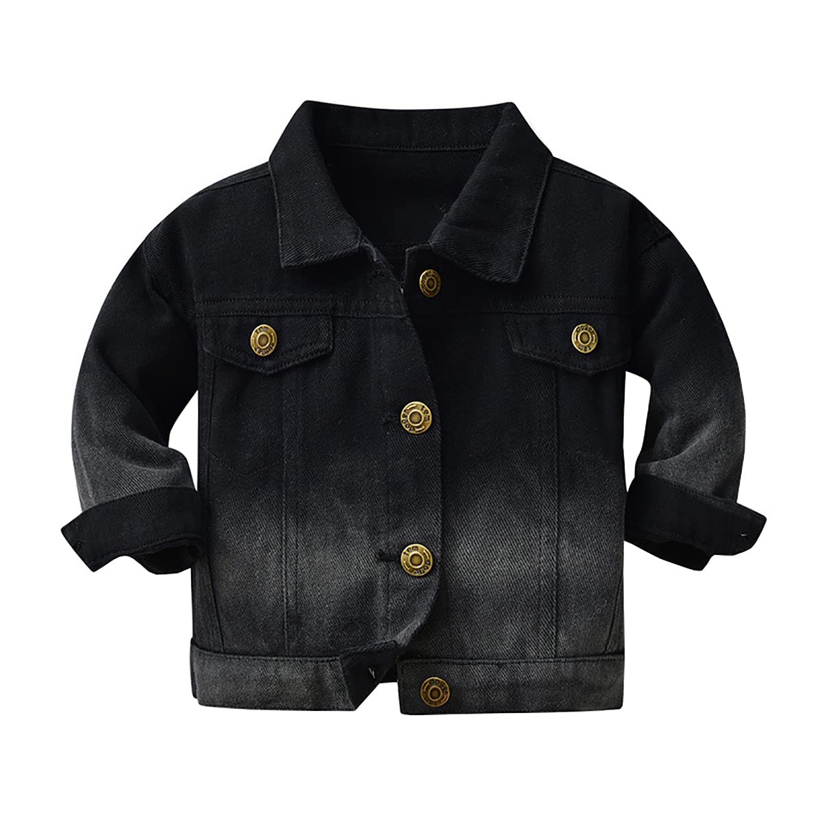 Toddler Baby Boys Girls Fall Clothes Thin Denim Jackets Kids Tie Dye Ripped Jeans Coats Button Down Outerwear