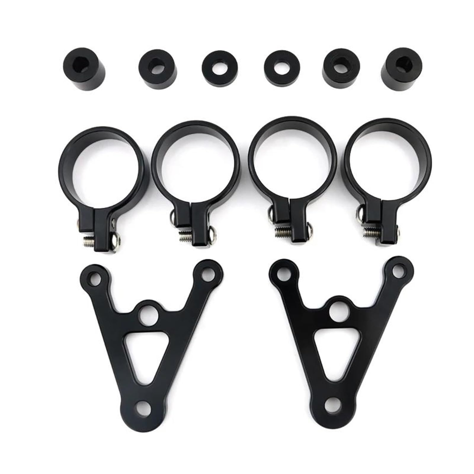 Per YAM&AHA FZ-09 MT-09 XSR900 MT-07 FZ07 XSR700 E Per Du&cati Scrambler Sixty2 – Staffa Faro In Alluminio Per Steli Forcella Anteriore Da 41mm