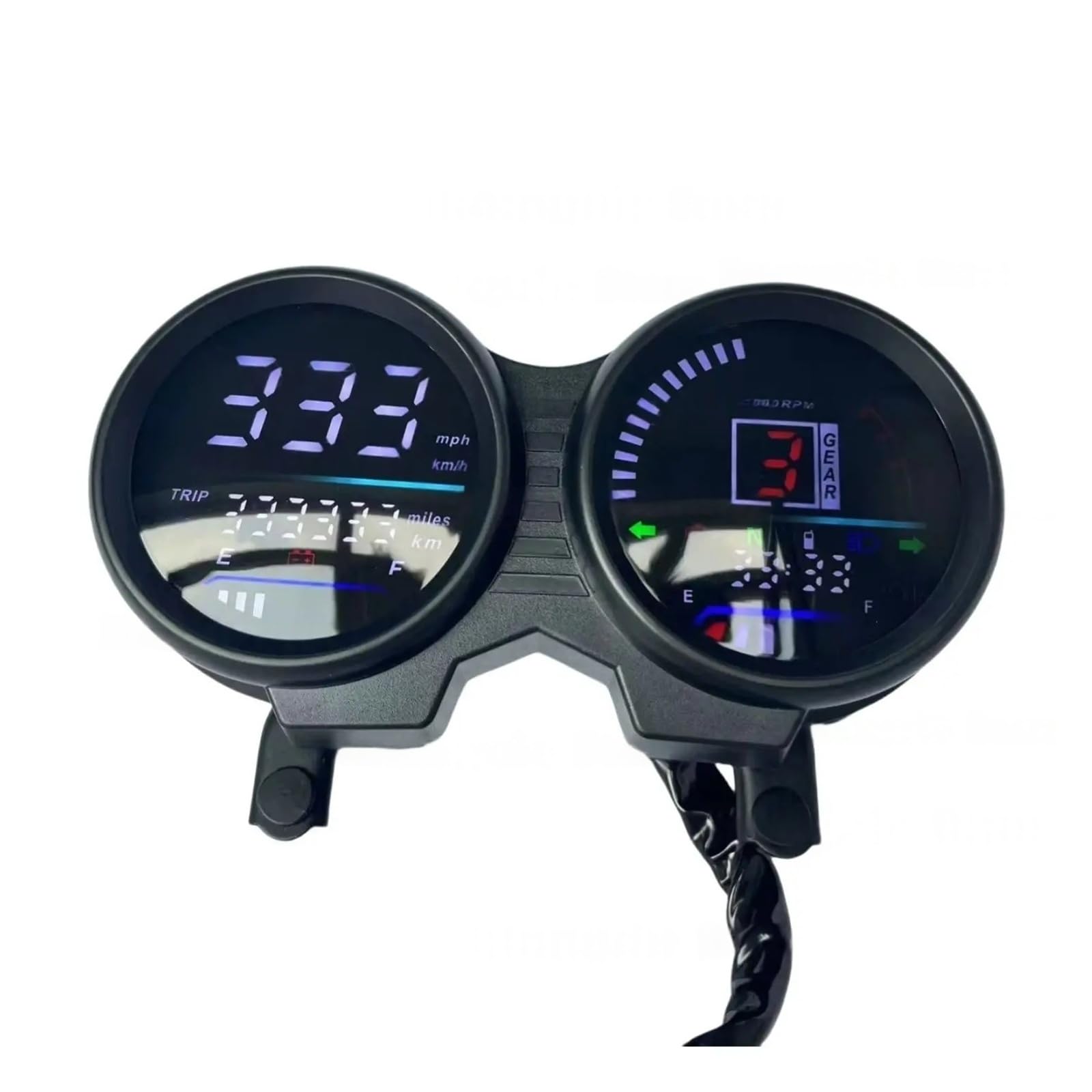 Contachilometri Per Moto Tachimetro digitale a PER BAJAJ BOXER CT125 CT100 PER KAW&ASAKI CT125 Platina 100 Tachimetro multifunzionale PER moto