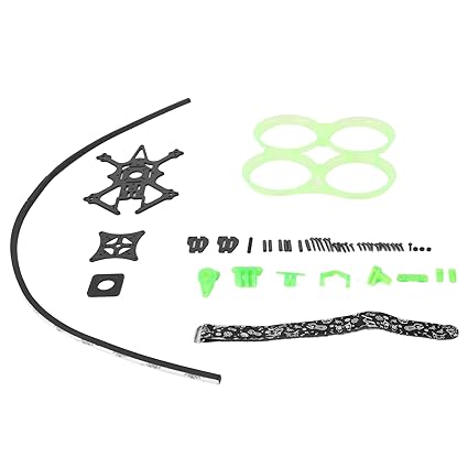 EXCLUZO 2.5 Inch Inverted Rack Frame, Accessories, 112mm Wheelbase, Easy Installation, Exquisite for RC Drone (Green)