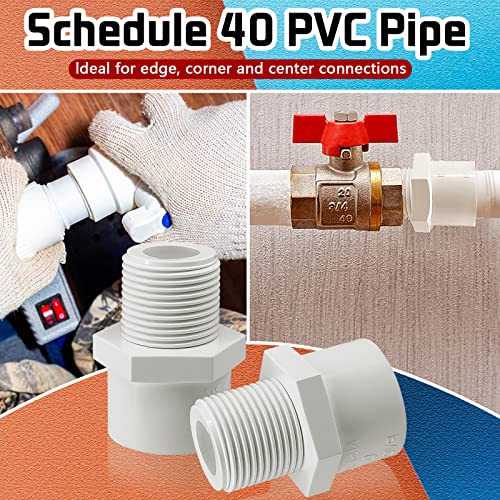 Boltigen FITTING S, 3/4 Npt Male Thread Pvc Pipe Fitting Adapter Connector thumb #5