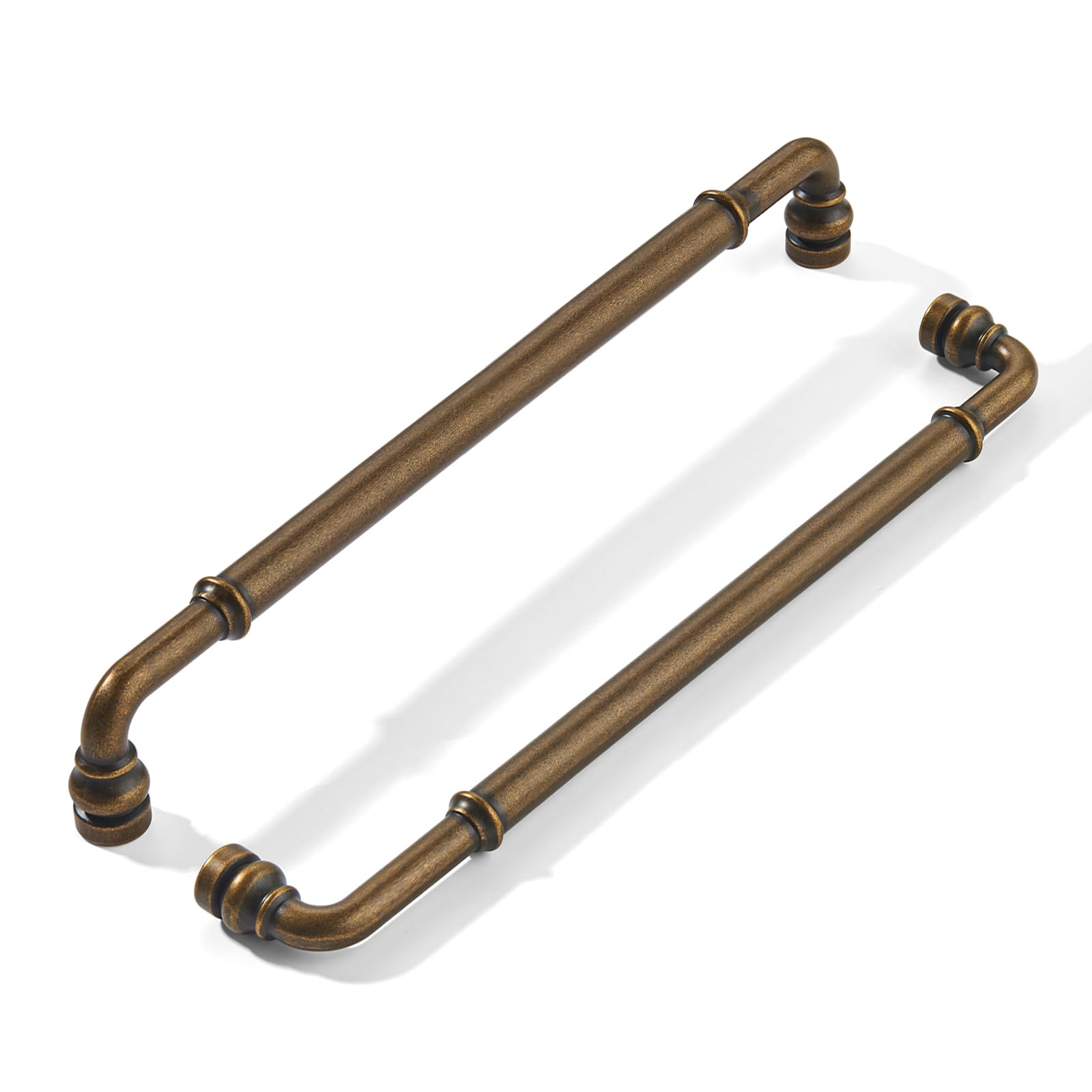 KHTUMEWARE 1 Pack 12" Zinc Cabinet Pulls,Kitchen Cupboard Bathroom Dresser Cabinet Hardware Handles,Honey Bronze Drawer Handles（8 colors, 12 sizes） image